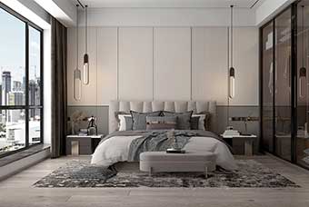 东方现代风格-卧室