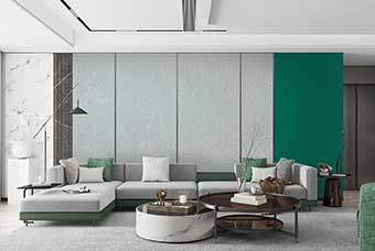 东方轻奢风格-客厅