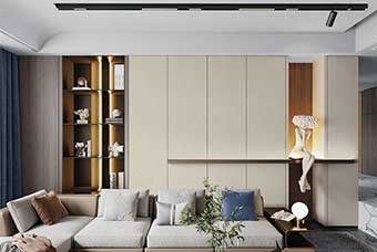 东方北欧风格-客厅