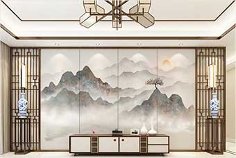 东方森佰汇航空纤维（山水画系列）